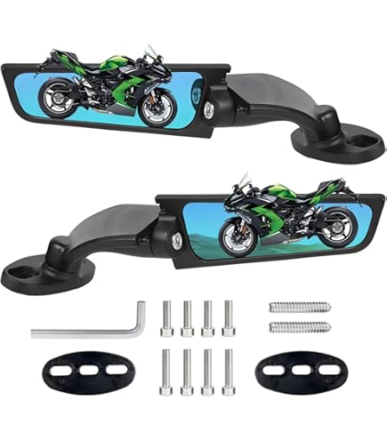 Amazon.com: Mirror Block Plates compatible with the Kawasaki Ninja