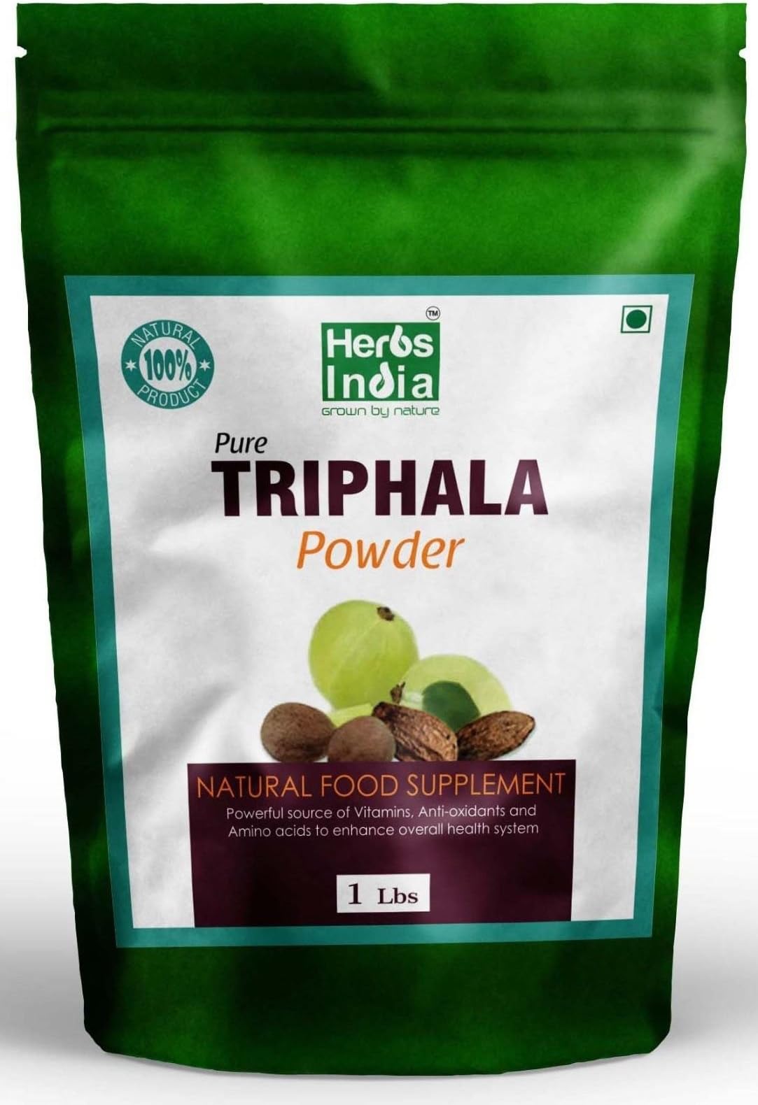6x Triphala Powder (Churna) 1lb (16oz)-100% Pure and Natural -Premium Quality