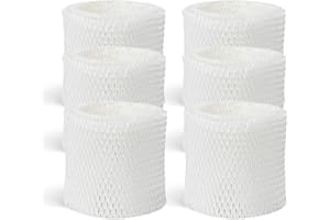 BIHARNT 6 Pack Humidifier Filters HAC-504 Replacement for Honeywell Humidifier Filter, Filter A Humidifier Filter Replacement for HCM300/350/600/700 Honeywell Humidifier, White