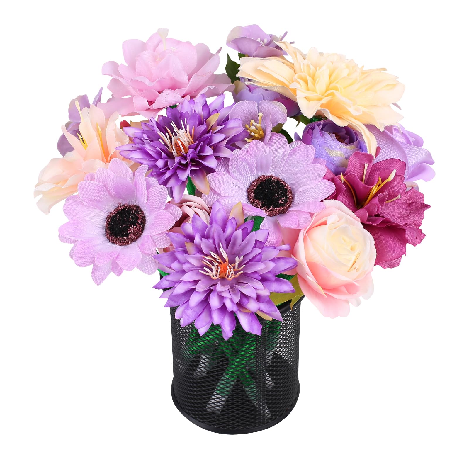 Photo 1 of Flower Pens:Leery Mixed Purple Rose & Peony Ballpoint Pens,16Pieces Valentine's Day Plush Rose & Daisy Pens for Birthday Party Wedding Mother Girlfriend Wife Office Supplies