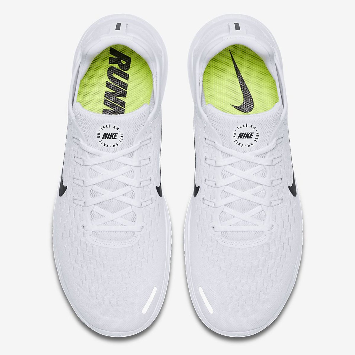 nike free rn 2018 mens white
