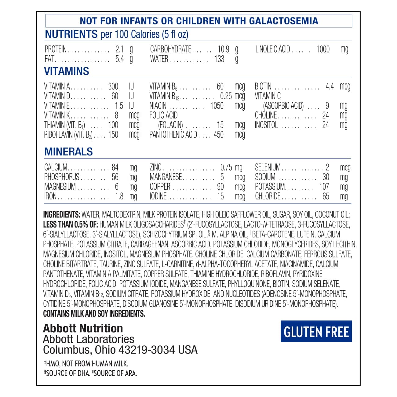 Similac 360 Total Care Sensitive Infant Formula for Fussiness & Gas Due to Lactose Sensitivity, Has 5 HMO Prebiotics, Baby Formula, Ready to Feed, 2-fl-oz Bottle, Pack of 12