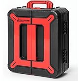 Hard Case First Aid Kit 408 Pcs - Wall Mountable Trauma Kit for Car, Home, Office & Truck - Comprehensive Large First Aid Supplies with Color-Coded Labelled Compartments