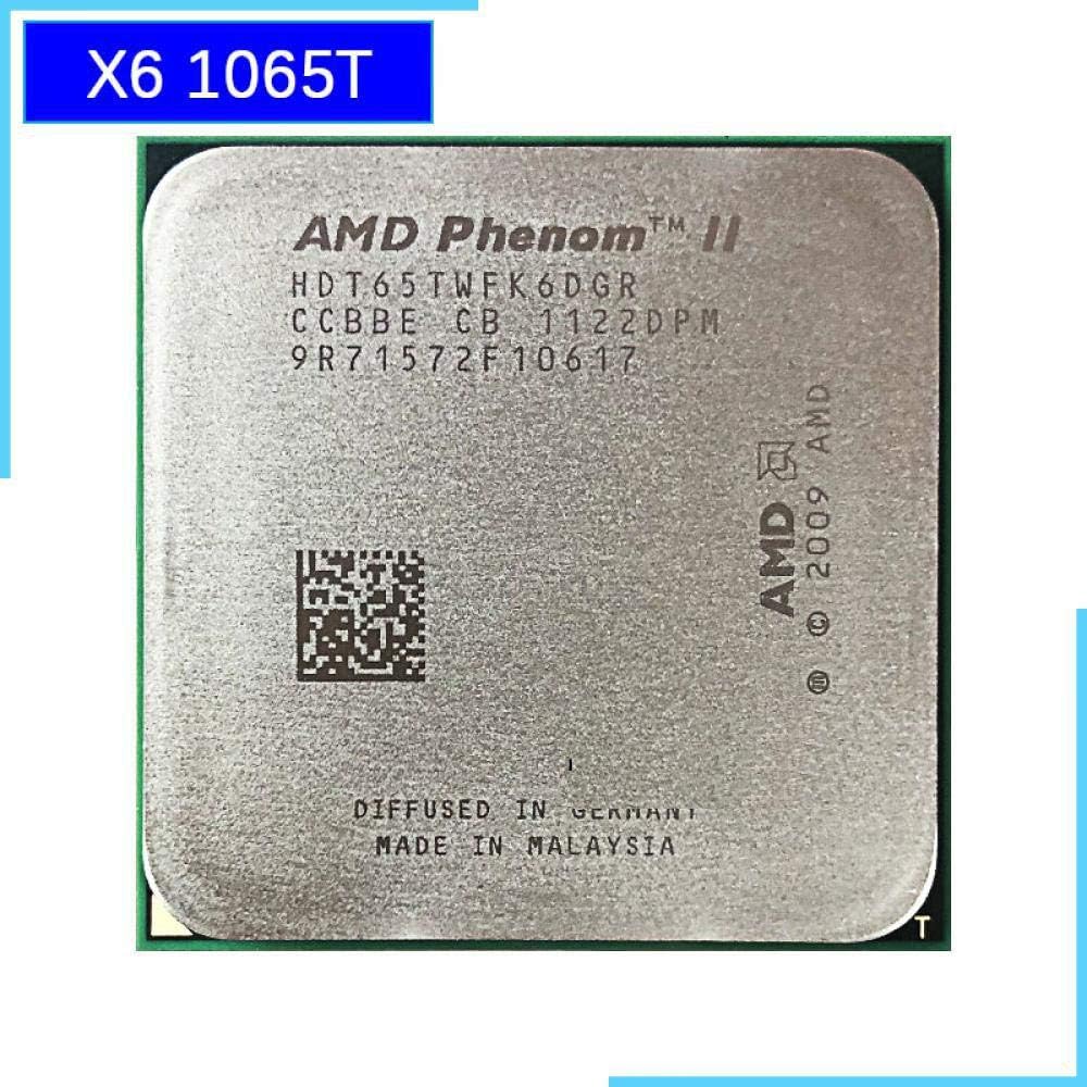 Amd Phenom Ii X6 1065t 1065 2 9g 95w Six Core Cpu Processor Hdt65twfk6dgr Socket Am3 Internal Components Electronics