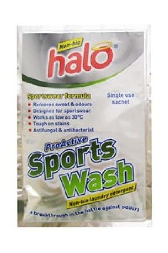 Halo Proactive Sports Sports Wash Laundry Liquid Sachet Amazon.co.uk Sports & Outdoors