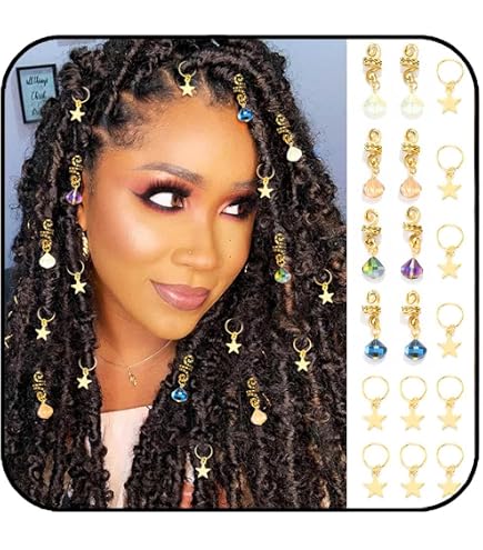 Amazon.com: NAISKA 148Pcs Gold Crystal Hair Jewelry for 