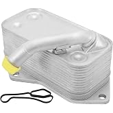 AULINK 11427525333 Oil Cooler For BMW 2003-2019 Replaces 7525333 | For 2003-2019 BMW 228i 320i 328i 428i 528i 535i 640i xDrive,128i 525i 525xi 528xi 530i,ActiveHybrid 5, X1, X3, X4, X5, X6, Z4