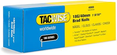 Tacwise 1714 18G 40mm Galvanised Brad Nails Pack of 4,000