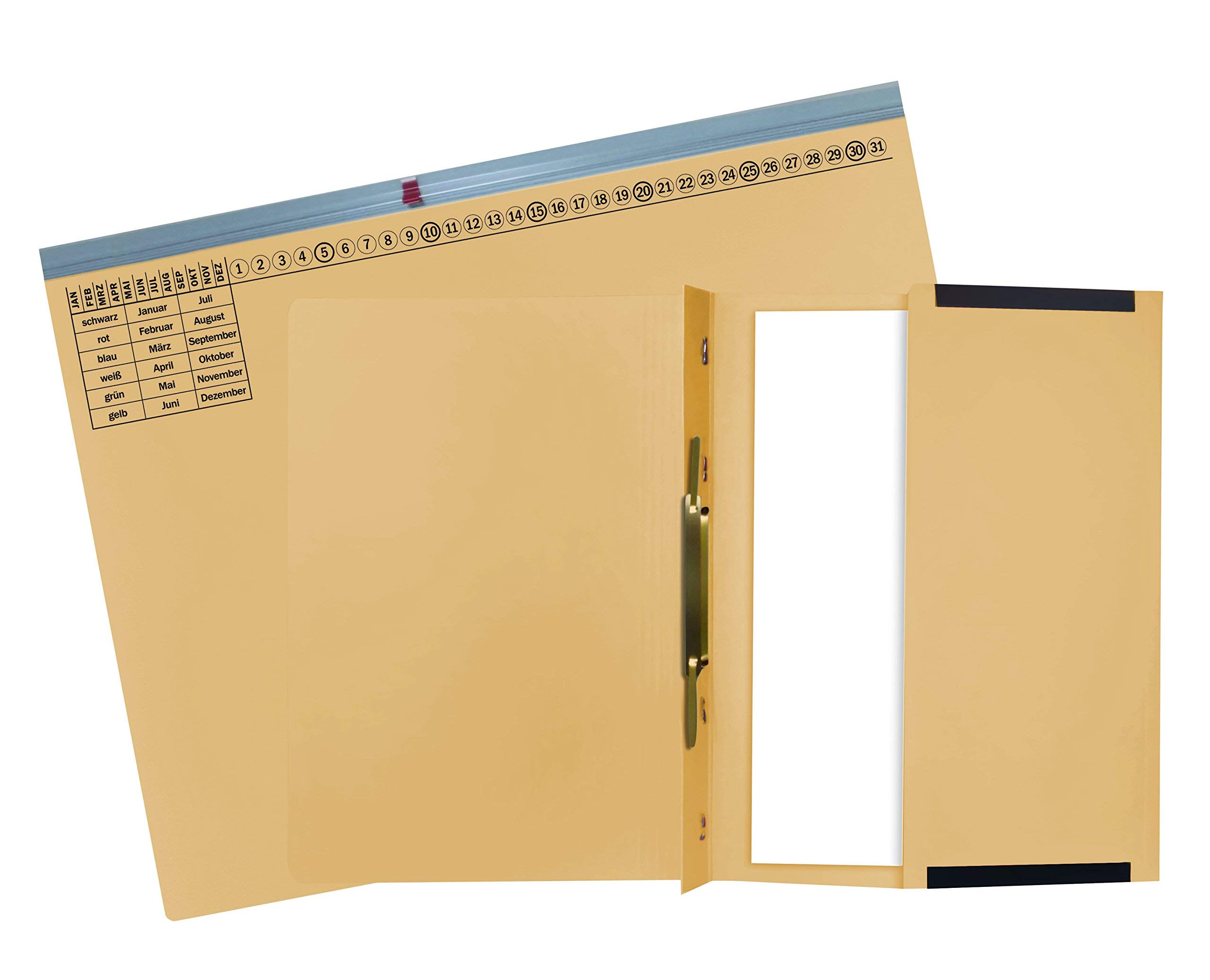 Exacompta - Ref. 370122B - box of 25 suspension files hook 1 ply chamois