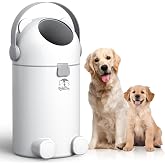 TidyFren Indoor/Outdoor Pet Waste Station &ndash; Advanced Odor-Seal Dog Poop Trash Can with Locking Lid, Portable Handle &amp; Works with ANY Bag &ndash; No Expensive Refills Ever!