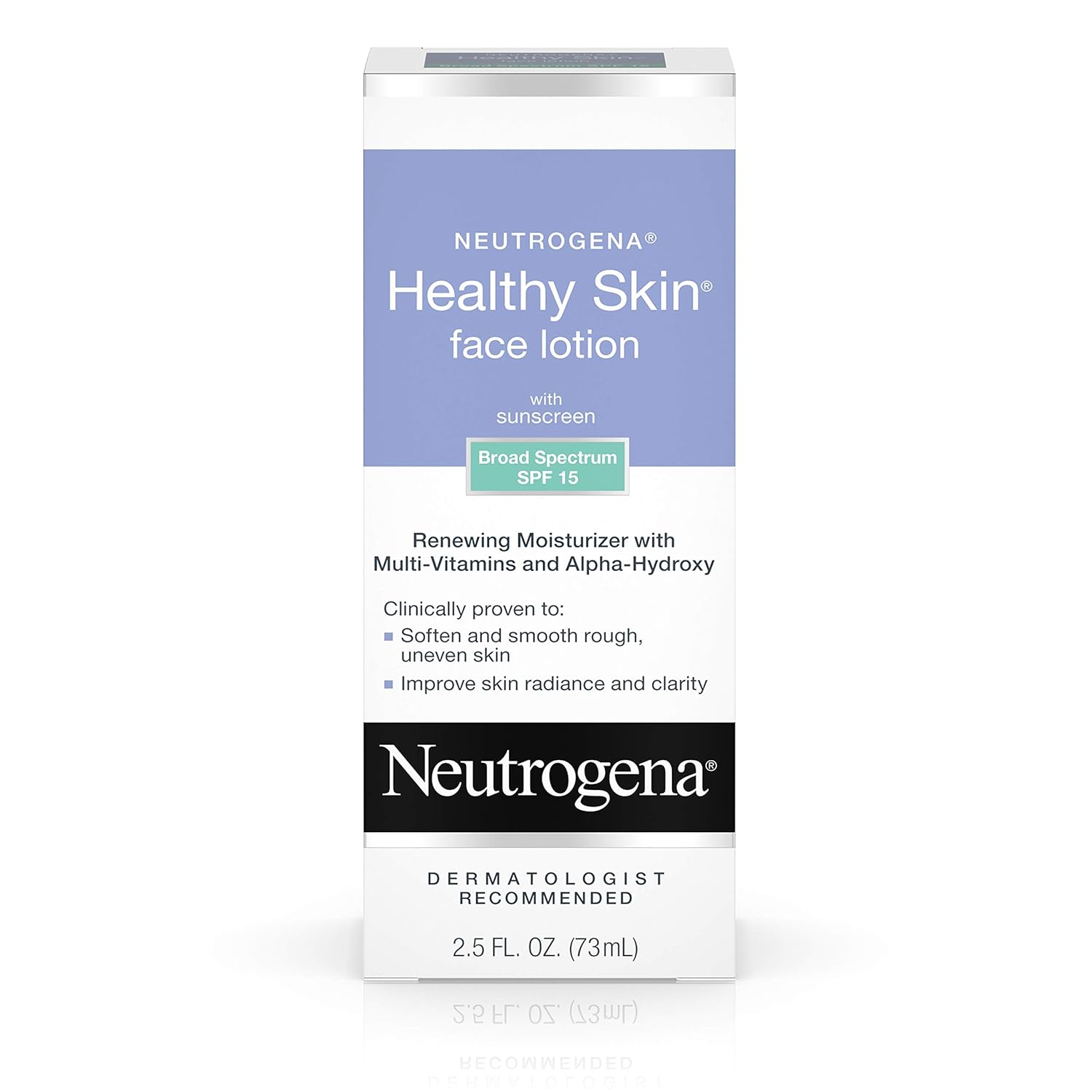 Neutrogena Healthy Skin Face Moisturizer Lotion with SPF 15 Sunscreen