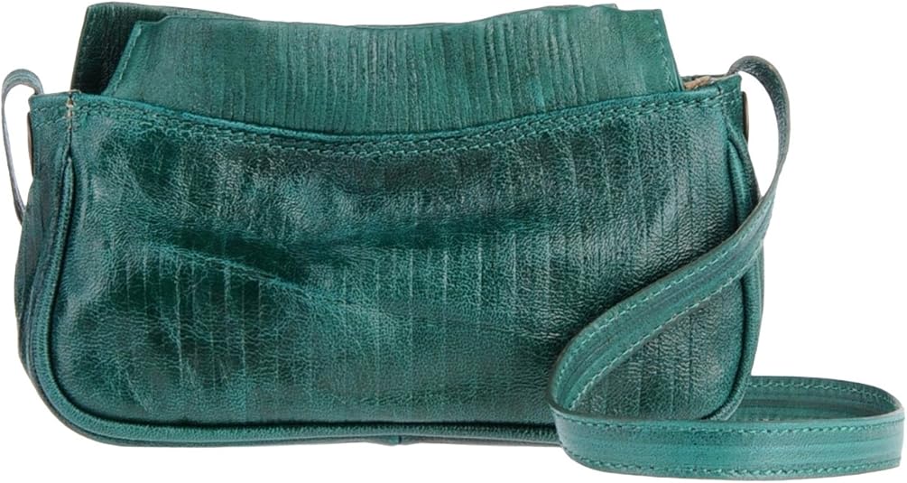 teal colour shoes and bag