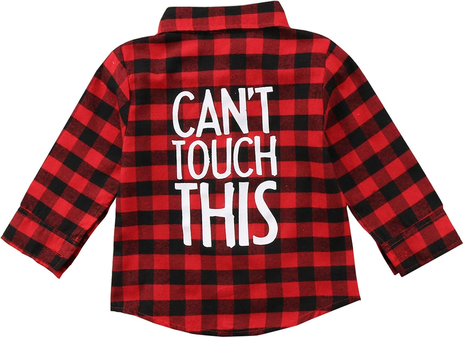 baby girl checkered shirt