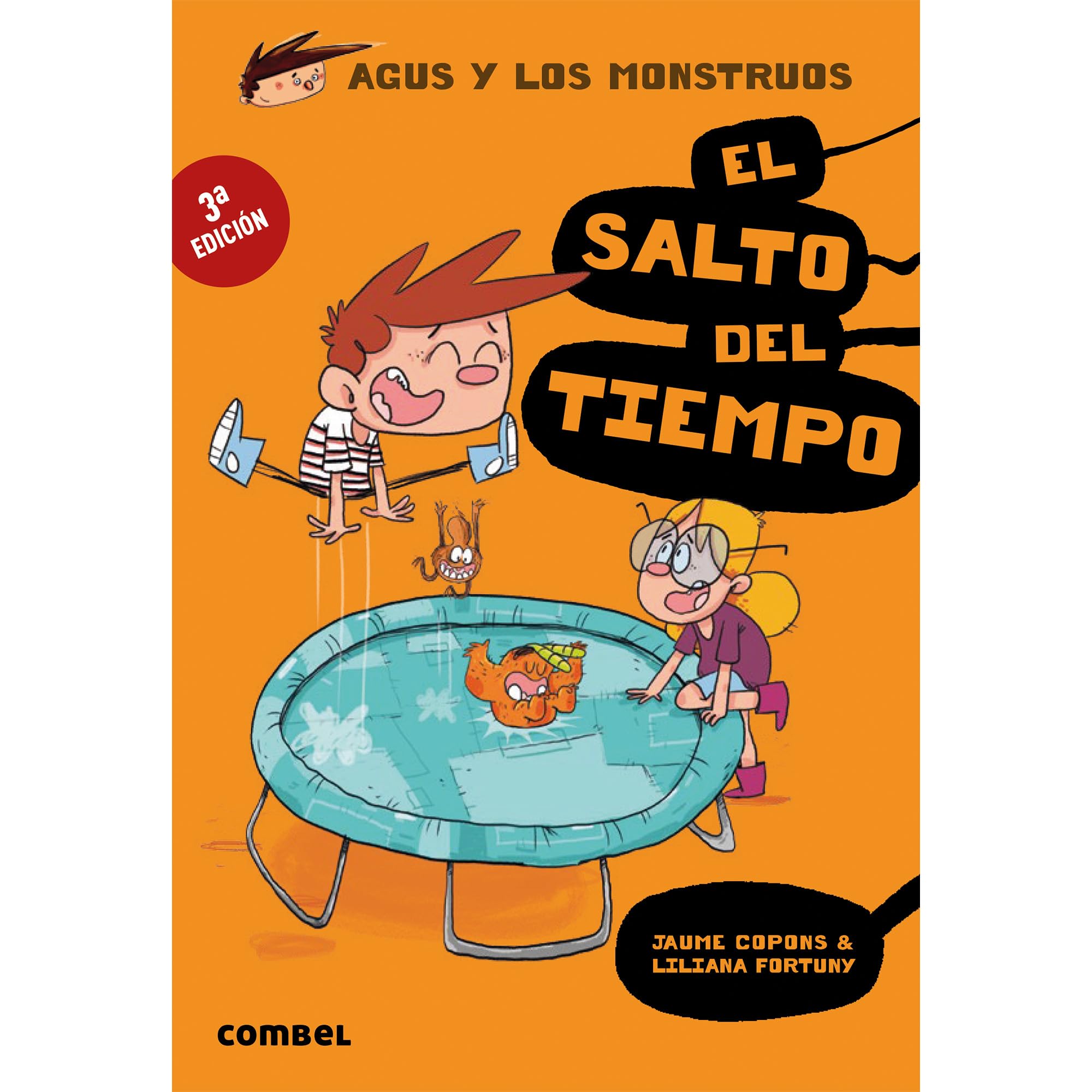 Portada de El salto del tiempo: 8 (Agus y los monstruos)