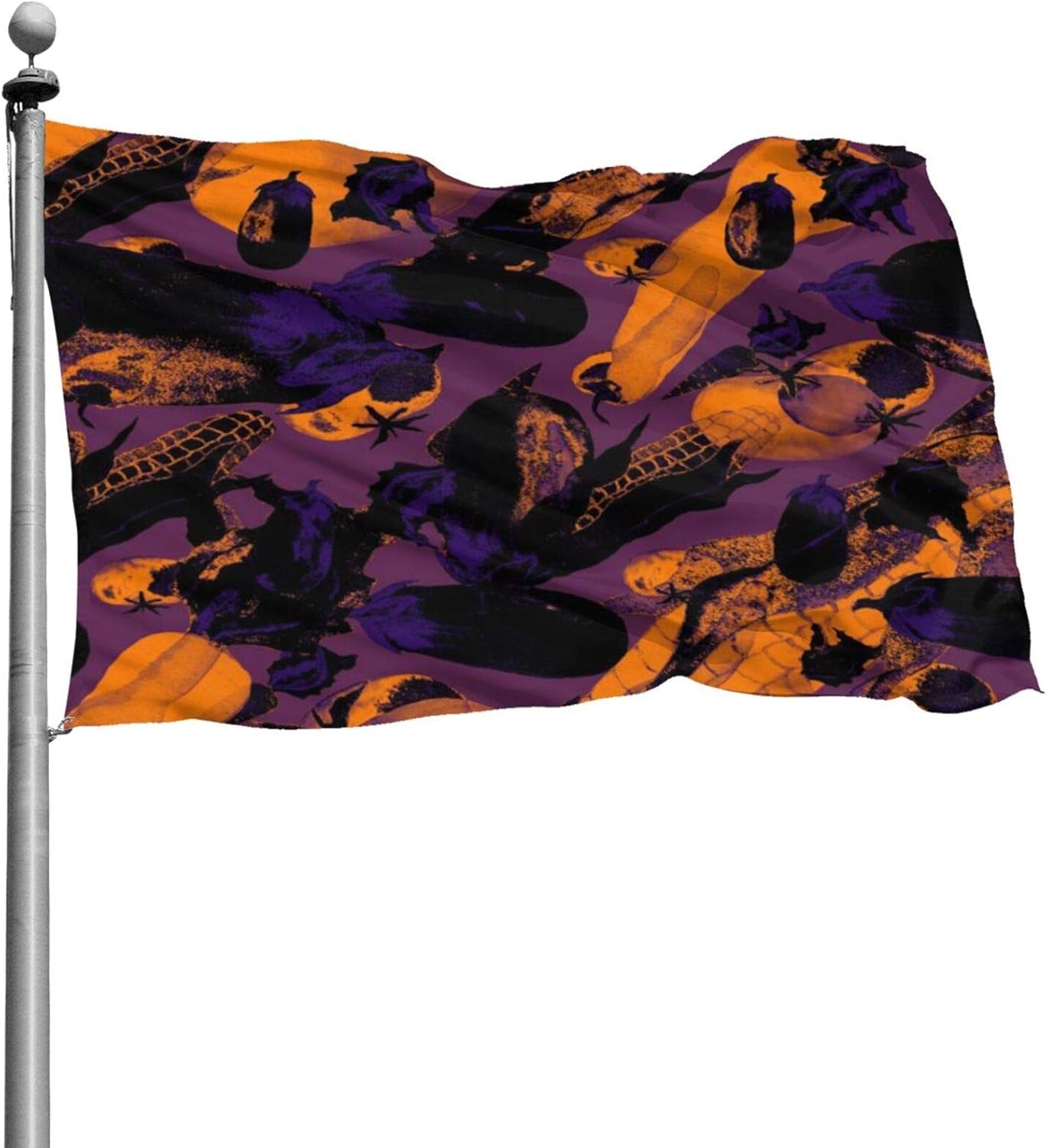 Corn Pepper Tomato Eggplant Carrot Flag 4x6 feet Tough