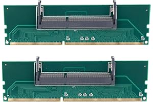 KUIOPYY 2X DDR3 Laptop SO-DIMM to Desktop DIMM Memory RAM Connector Adapter DDR3 Laptop Internal Memory to Desktop RAM