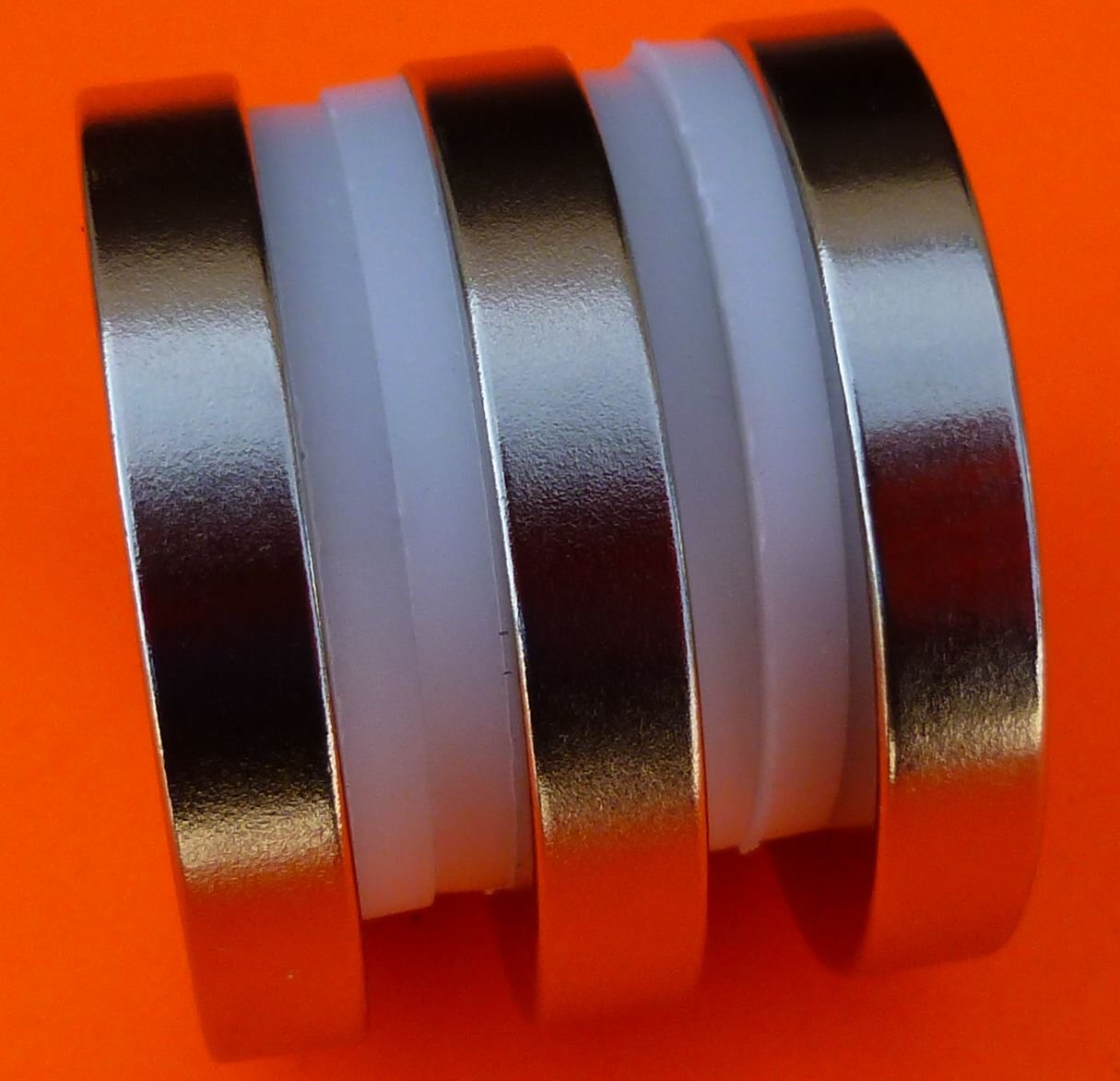 3Pc Super Strong Neodymium N42 1.5 x 1/4" Permanent
