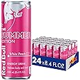 Red Bull Summer Edition Energy Drink, White Peach, 8.4 fl. oz., Case of 24 cans, with 80mg Caffeine, Taurine & B Vitamins
