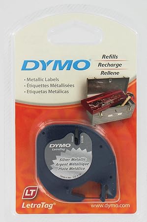 dymo metallic labels
