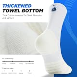 Ruixue Mens Sports Hiking Socks 5/6 Pairs Breathable Cushioned Anti Blister view 2