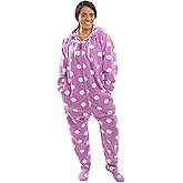 Forever Lazy Footed Adult Onesies, One-Piece Pajama Jumpsuits for Men and Women, Unisex. with Detachable Feet.