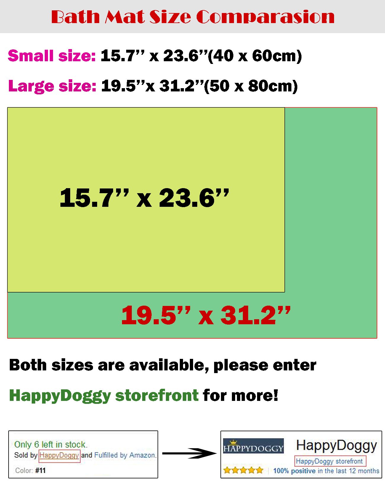 Multi Patterns Big 3D Printed Memory Foam Anti-slip Bath Rugs Soft Bathroom Mat Doormat Carpet 19.5 x 31.2 inches (#11)