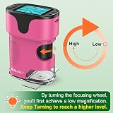 BEBANG 1000X Handheld Digital Microscope 4K 2.0in Screen Kids Pink view 7