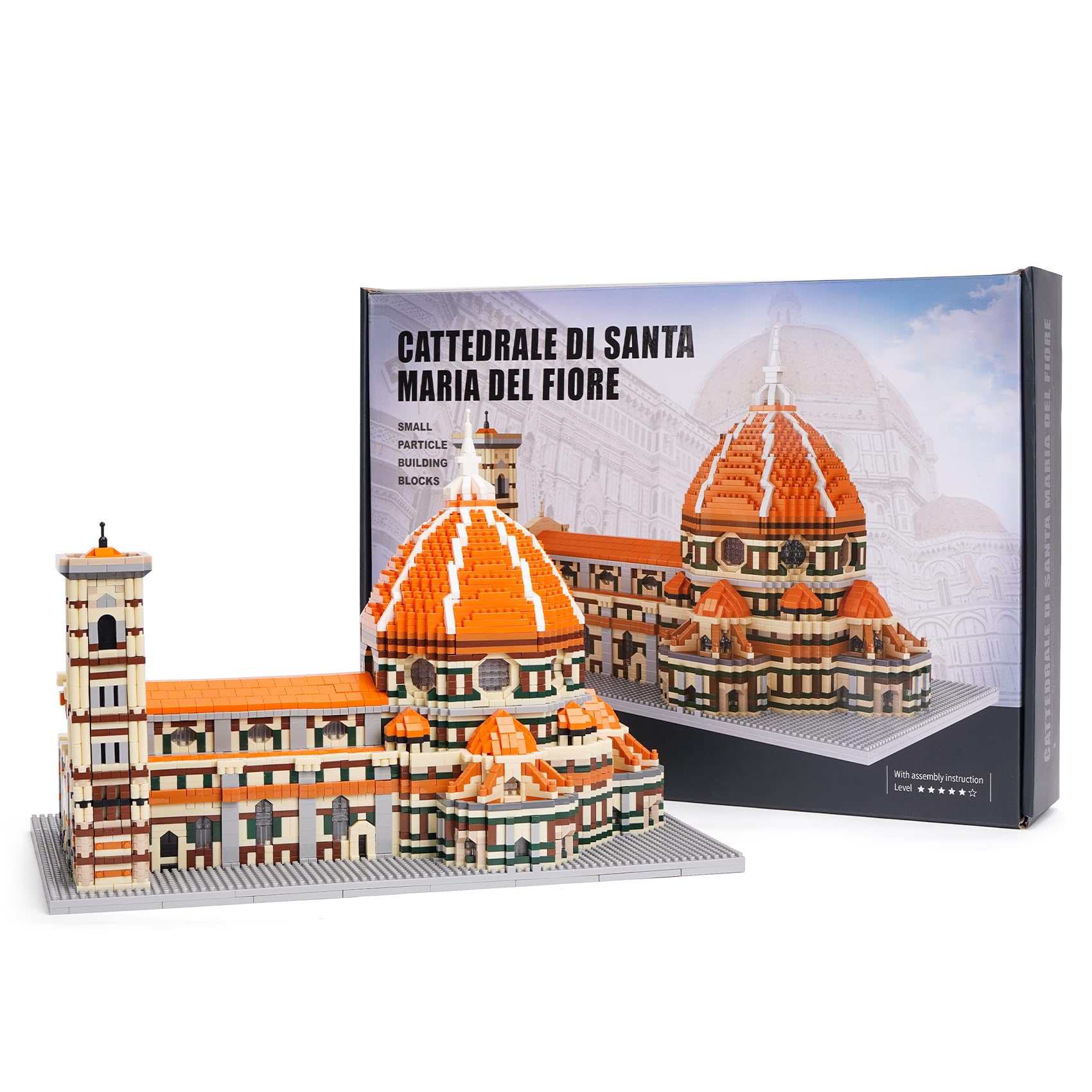 LULUFUN Building Block, Santa Maria del Fiore Cathedral Building Kit, World-Famous Architectural Model, Gift for Adults and Children