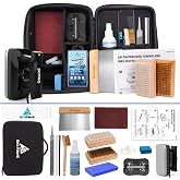 Ski/Snowboard Wax Kit, Ski Tuning &amp; Waxing Kit with Wax Iron, Complete Basic Wax Set - Professional Tuning Equipment, All Temperature Wax, Base Cleaner, Brush, Wax Scraper, P-tex, Tuning Stone