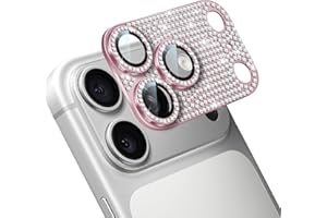 EasEasy Compatible for iphone 17 Pro Max Camera Lens Protector Bling, [Shock-proof & Case-friendly] Glitter Diamond Anti-scra