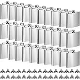 30 Pieces Hip Flasks Set Stainless Steel Liquor Flask with Funnel Metal Leak Proof Flask Pocket Whiskey Flasks for Men Women Bridesmaid Wedding Party Supplies (6 oz, Silver)