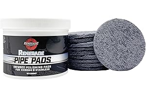 Renegade Products Pipe Dream Infused Polishing Pads – Chrome & Stainless Steel Polishing Pads for Pipes, Stacks, Exhausts, Wheels & Bumpers