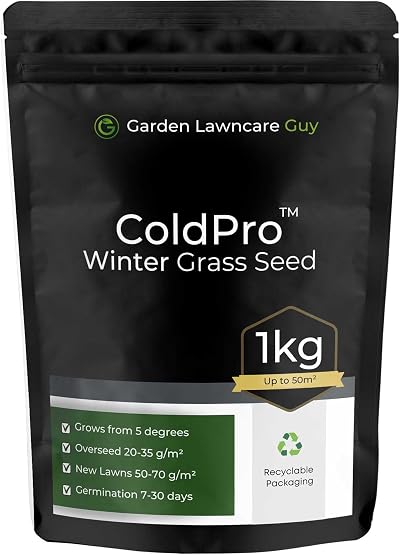 Garden Lawncare Guy ColdPro Winter Grass Seed 1kg Germinates at 5°C