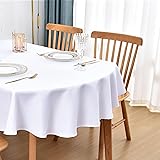 Nacuci Oval Tablecloth 52x70 Inch Polyester Fabric