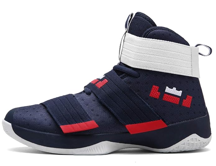 GNEDIAE Herren Damen High-Top Basketball Schuhe Outdoor Anti-Rutsch Sneaker Atmungsaktiv Ausbildung Turnschuhe Sportschuhe La