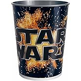 Multicolor Plastic Star Wars Classic Stadium Cup (16oz) 1 Count - Iconic & Eco-Friendly Material, Perfect for Every Galactic Gathering