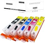COCADEEX Empty Refillable Ink Cartridges for Canon PGI-570XL CLI-571XL TS5050 view 1