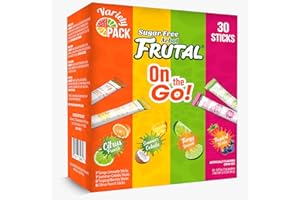 ARBOL FRUTAL Powdered Drink Mix Variety Pack, Sugar Free! – Fruity flavors - Summer Colada, Tangy Limeade, Citrus Punch & Tropical Berries Packets (30 Count of Stick Packs) - Frutal On-The-Go!