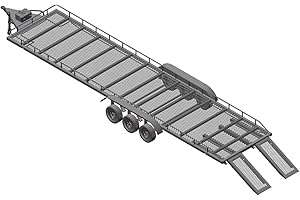GENERIC Powerhobby Tri Axle Full Metal Trailer with LED Lights