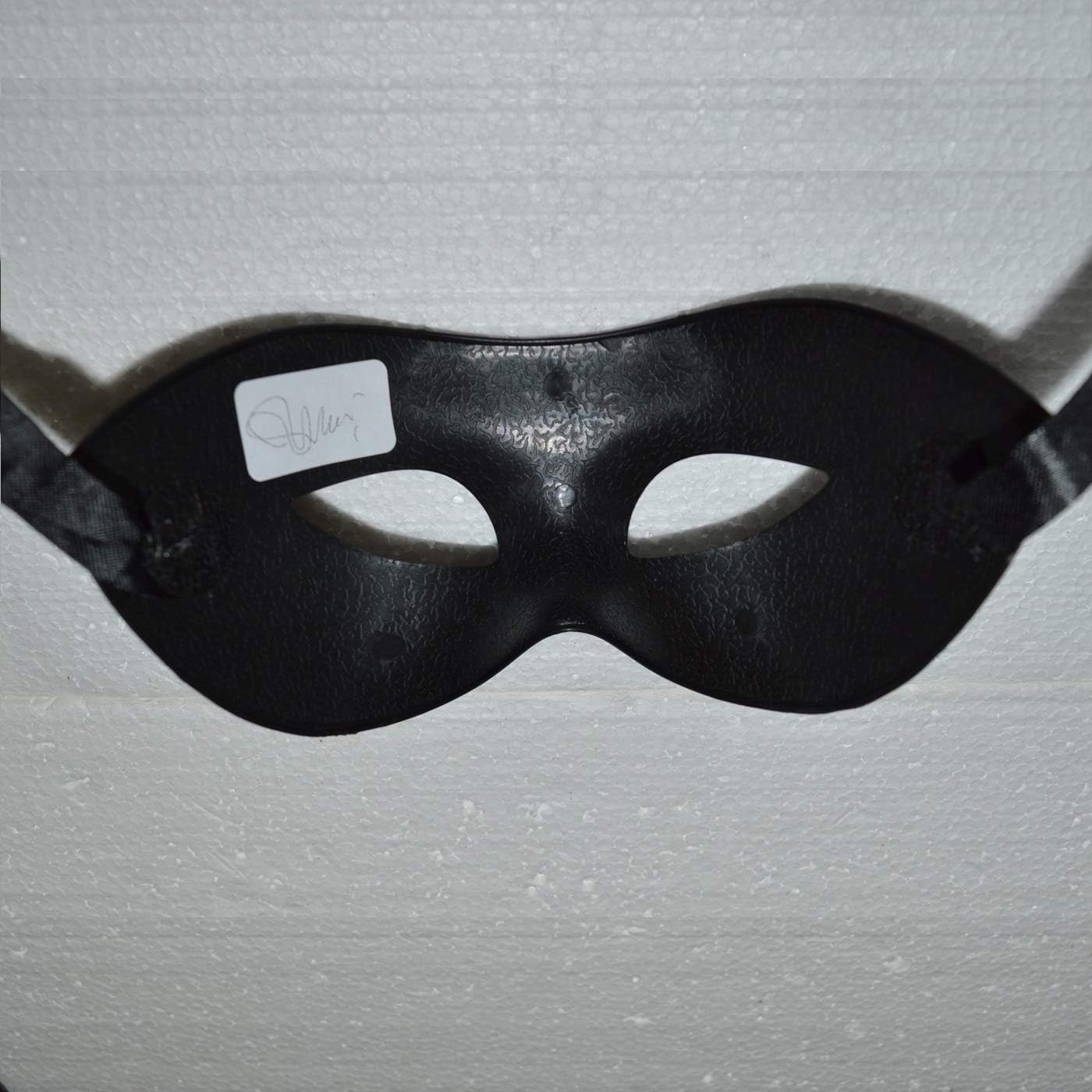 FHS Men's Mask Black Matt Classic Style Venetian Mask, Masquerade, Burlesque Ball Party, 19x9 cm - Image 4