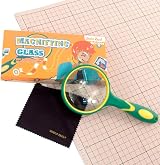 Uncle Paul Magnifying Glass 4X-5X 75mm Thickened Lens Green OS04 view 4