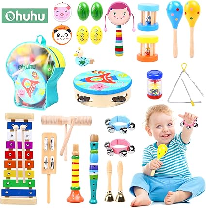 baby wooden instrument set