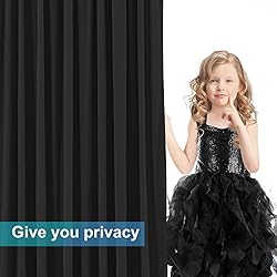 6 Panels Black Backdrop Curtains for Wedding Party
