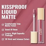 Oulac Matte Liquid Pink Nude Lipstick Long Lasting Vegan Lip Stain view 6