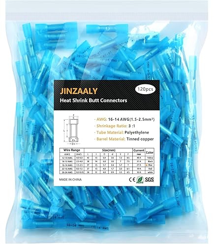 Cikonielf Connecteurs Bout à Bout Thermorétractable Bornes Bout à Bout