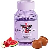 Lemme Tone Metabolism Gummies, Apple Cider Vinegar, Clinically Studied Chromium, B12, Ginger, Promote Lean Body Mass, Watermelon Apple Flavor (30 Day Supply)