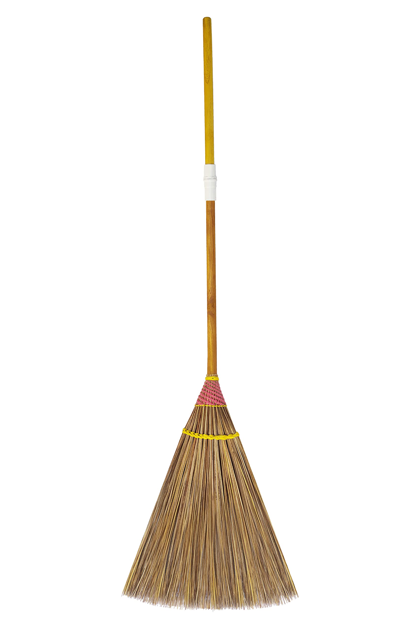 Mua Garden Broom, 61 Inch, Natural Coconut Leaf Broom,Outdoor Brooms