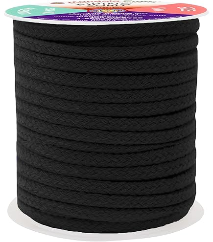Amazon.com: QNR 1/8 inch Black Cotton Tie Line/Theater Cord