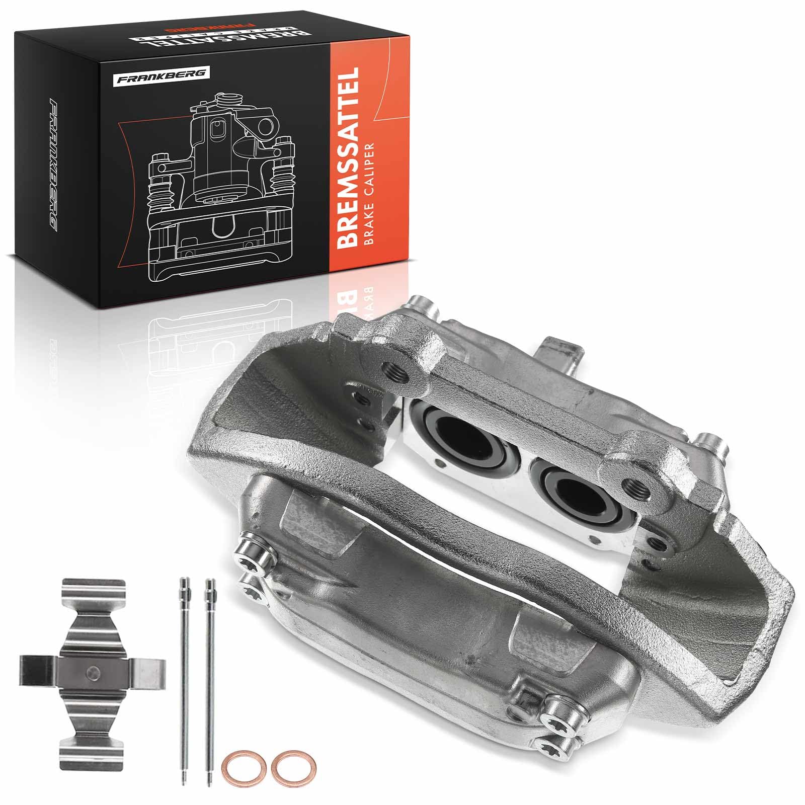 Frankberg Brake Caliper Disc Brake Front Right hole spacing 110mm Compatible with M-Class W163 Replace# 1634212498