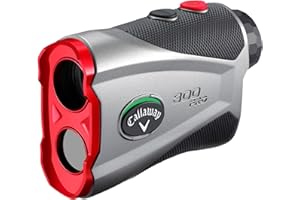 Callaway Golf- 300 Pro Laser Rangefinder with Slope , Silver/Red
